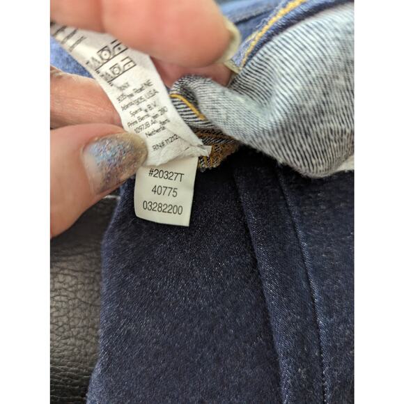 Spanx Flare Jeans Midnight Shade Dark Wash Pull On Stretch Denim Large Tall - Picture 3 of 7